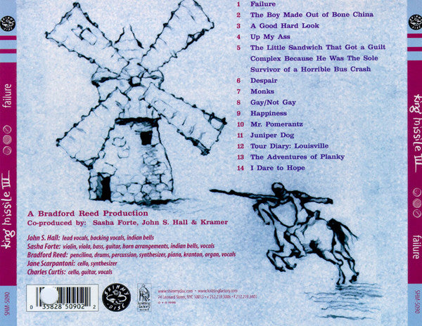 King Missile : Failure (CD, Album)