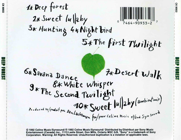 Deep Forest : Deep Forest (CD, Album)