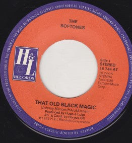 The Softones : That Old Black Magic (7", Single)
