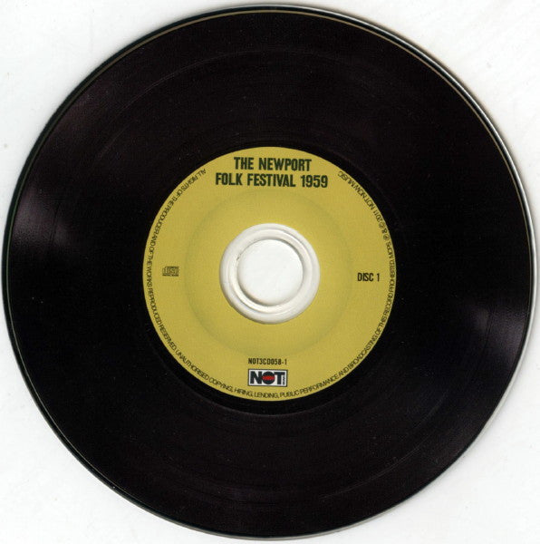 Various : The Newport Folk Festival 1959 (3xCD, Comp, RE)