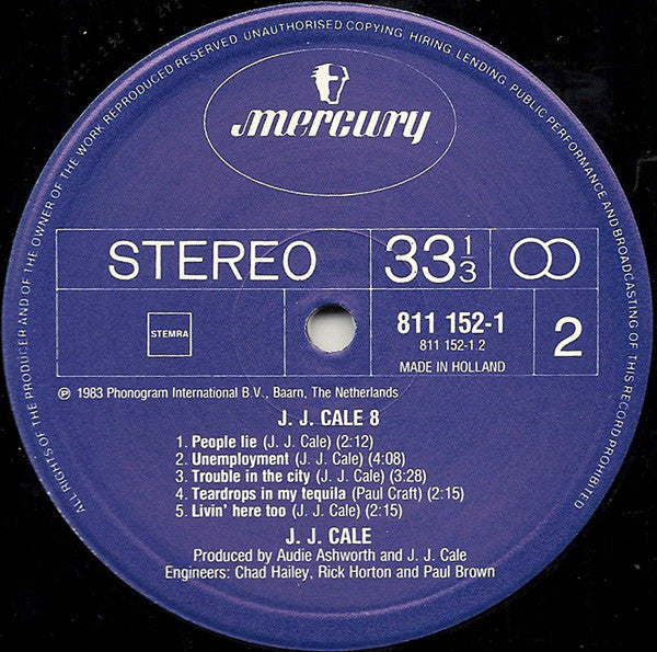 J.J. Cale : #8 (LP, Album)