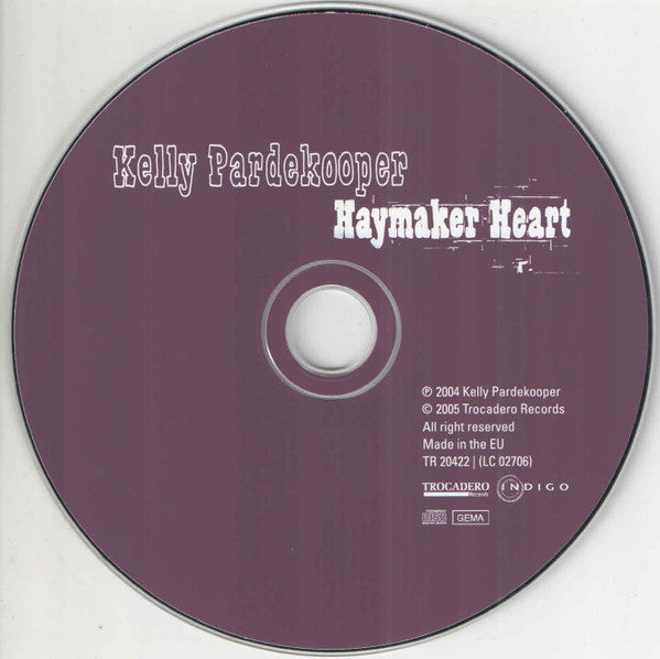 Kelly Pardekooper : Haymaker Heart (CD, Album)