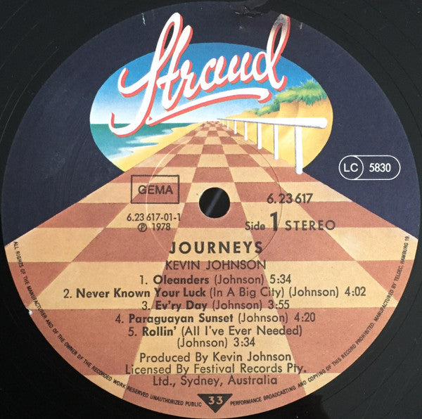 Kevin Johnson (5) : Journeys (LP, Album)