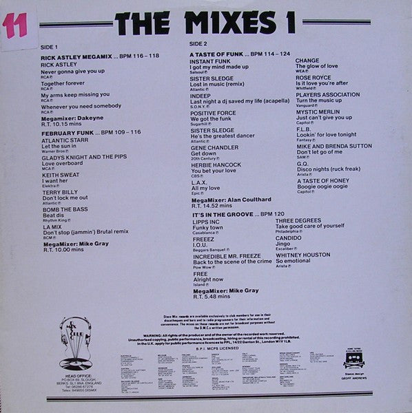 Various : February 88 - Mixes 1 (12", Comp, Mixed)