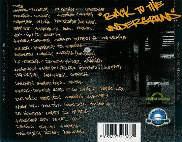 Various : Back To The Underground (CD, Mixed)