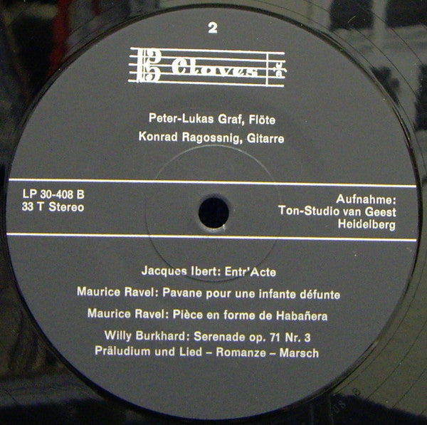 Mauro Giuliani (2), Ferdinando Carulli, Jacques Ibert, Maurice Ravel, Willy Burkhard, Peter-Lukas Graf, Konrad Ragossnig : Untitled (LP)