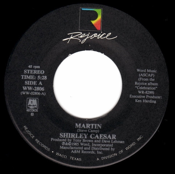 Shirley Caesar : Martin / Who Is He (7", Single)