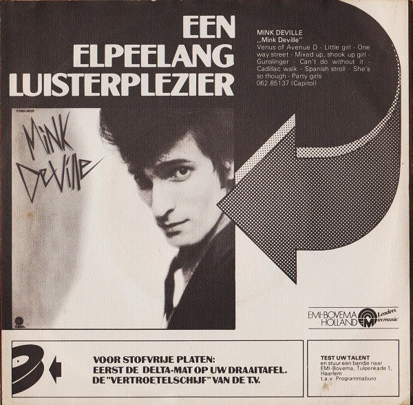Mink DeVille : Spanish Stroll (7", Single)