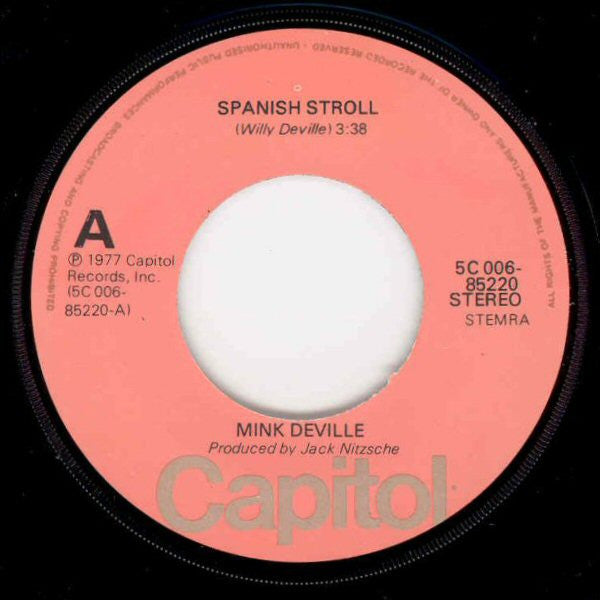 Mink DeVille : Spanish Stroll (7", Single)