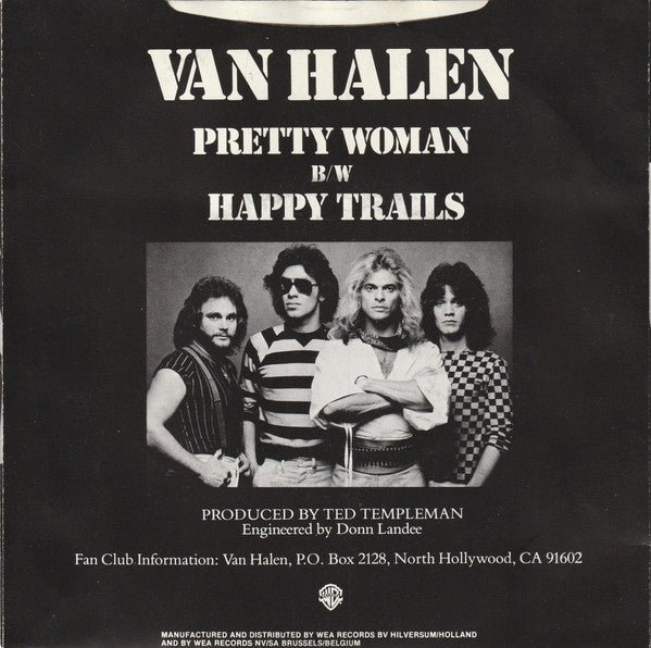 Van Halen : Pretty Woman (7", Single)