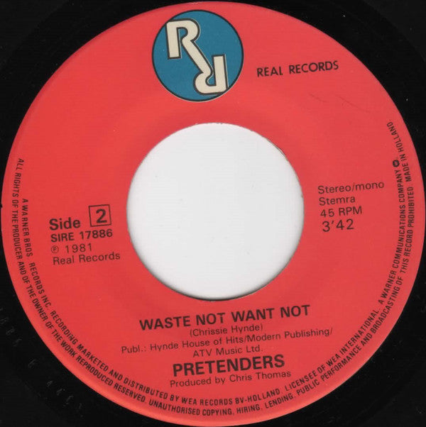 The Pretenders : I Go To Sleep (7", Single)