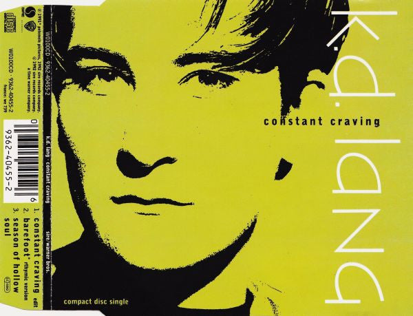 k.d. lang : Constant Craving (CD, Single)