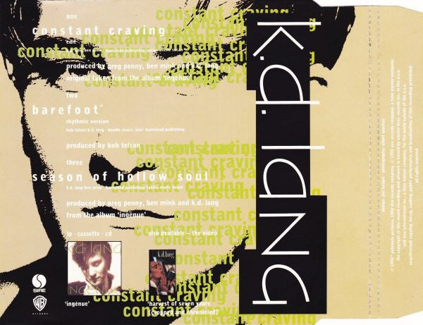k.d. lang : Constant Craving (CD, Single)