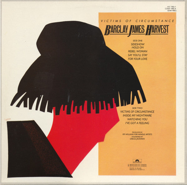 Barclay James Harvest : Victims Of Circumstance (LP, Album)