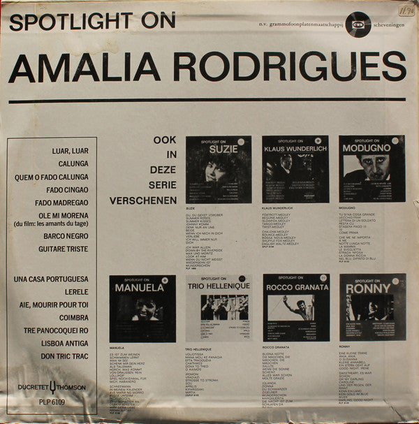 Amália Rodrigues : Spotlight On (LP)
