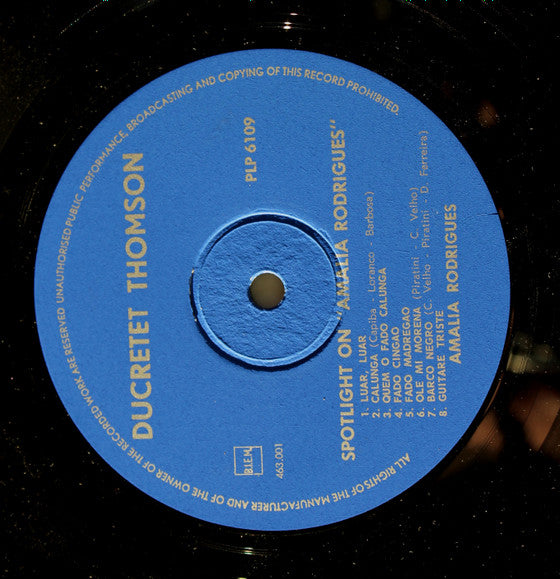 Amália Rodrigues : Spotlight On (LP)