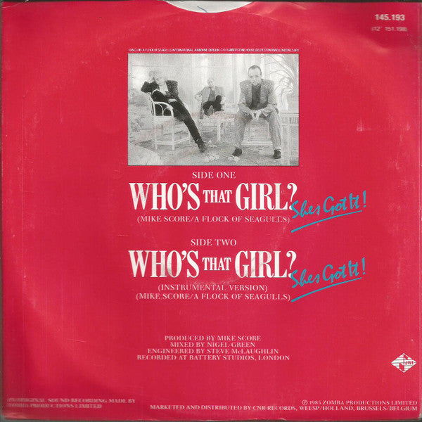 A Flock Of Seagulls : Who's That Girl? (She's Got It) (7")