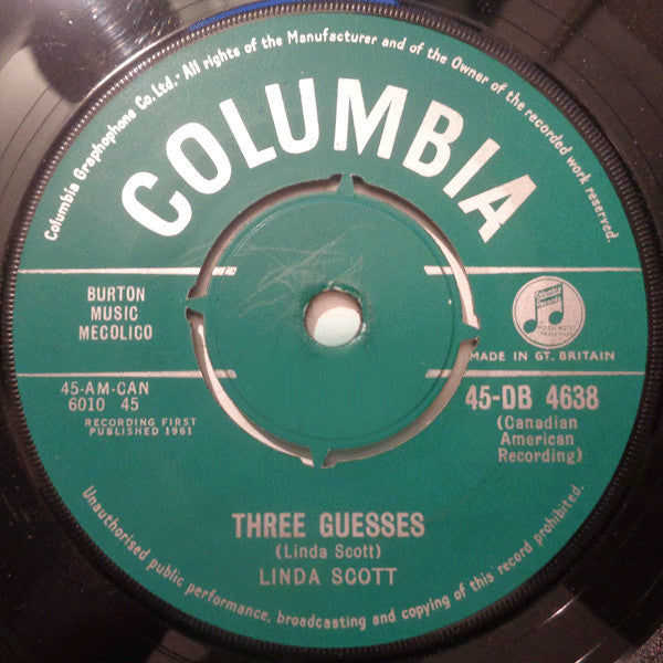 Linda Scott : I've Told Every Little Star (7")