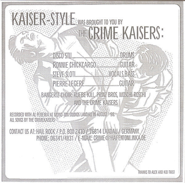 The Crime Kaisers : Kaiser-Style (7")