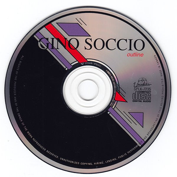 Gino Soccio : Outline (CD, Album, RE)