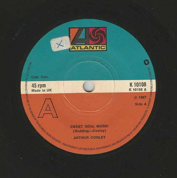 Arthur Conley : Sweet Soul Music  (7", Single, RE)