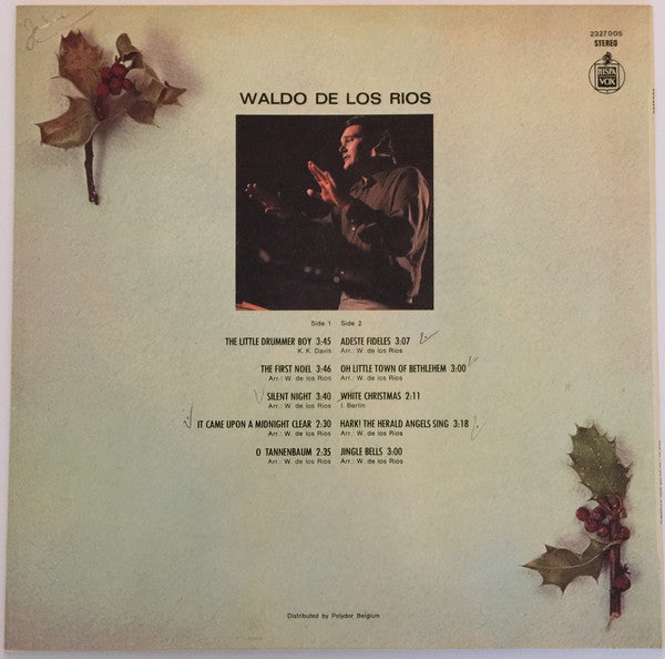 Waldo De Los Rios : Christmas With Waldo De Los Rios (LP)