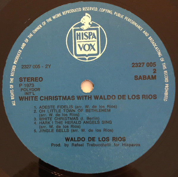 Waldo De Los Rios : Christmas With Waldo De Los Rios (LP)