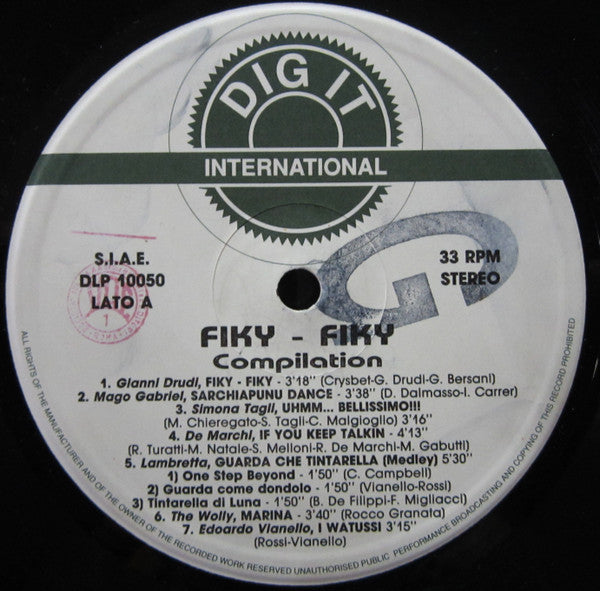 Various : Fiky-Fiky Compilation (LP, Comp)