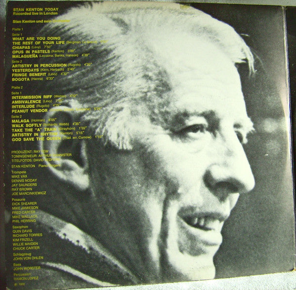 Stan Kenton And His Orchestra : Stan Kenton Today (Live In Concert) (2xLP, Gat)
