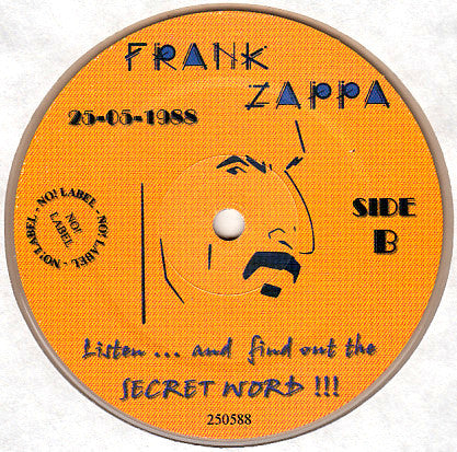 Frank Zappa : Listen ... And Find Out The Secret Word !!! (2xLP, Unofficial, Cle)