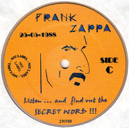 Frank Zappa : Listen ... And Find Out The Secret Word !!! (2xLP, Unofficial, Cle)