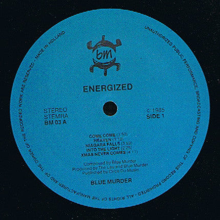 Blue Murder : Energized (LP, Album)