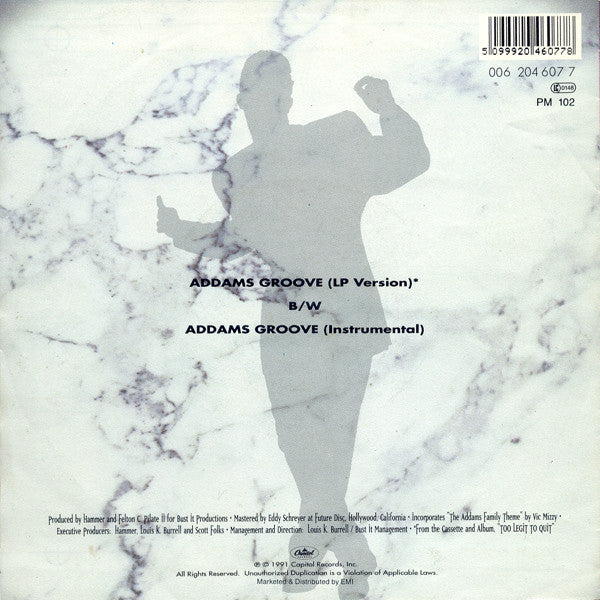 MC Hammer : Addams Groove (7", Single)