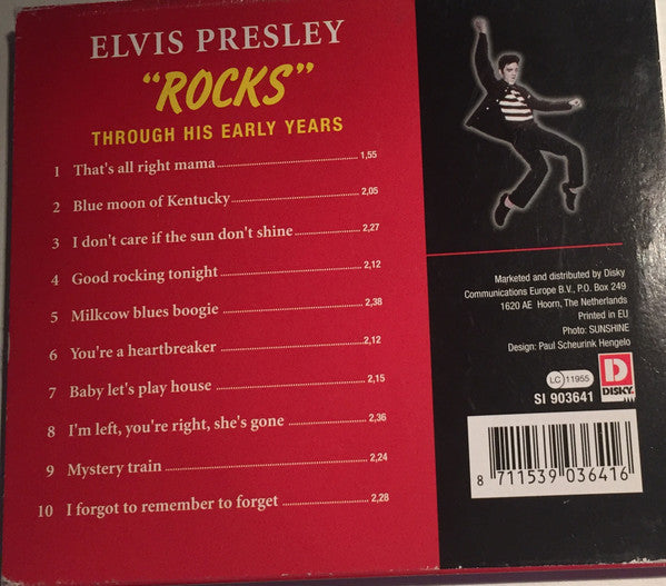 Elvis Presley : Elvis Presley "Rocks" Through His Early Years (CD, Comp, Sli)