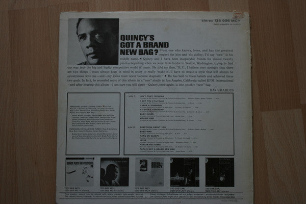 Quincy Jones And His Orchestra : Quincy's Got A Brand New Bag (LP, Album)