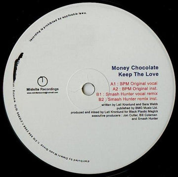 Money Chocolate : Keep The Love (12")