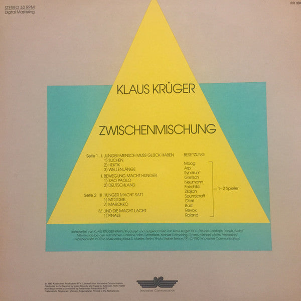 Klaus Krüger : Zwischenmischung (LP, Album)