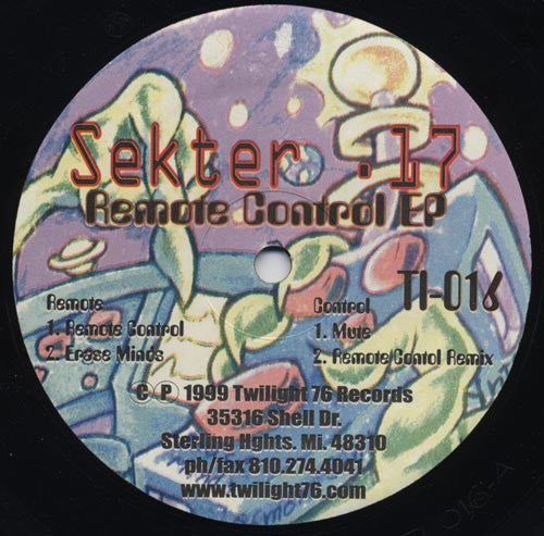 Sekter .17 : Remote Control EP (12", EP)