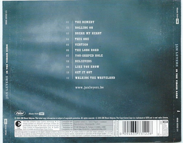 Jan Leyers : In The Virgin Dark (CD, Album, Copy Prot.)