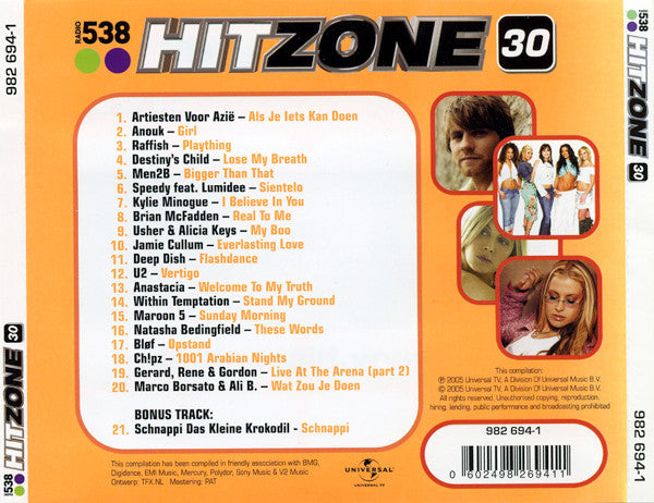 Various : Radio 538 - Hitzone 30 (CD, Comp + DVD-V, Comp)