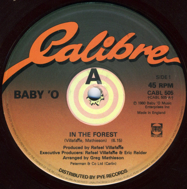 Baby'O : In The Forest (12", Single)
