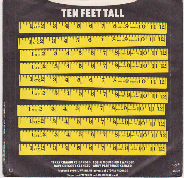 XTC : Wait Till Your Boat Goes Down (7", Single)