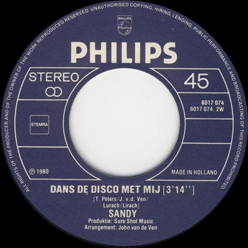 Sandy (8) : Do Re Mi (7", Single)