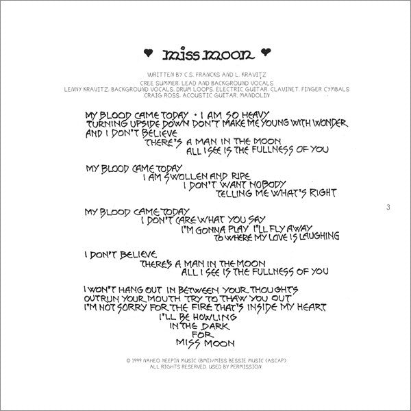 Cree Summer : Street Faërie (CD, Album)