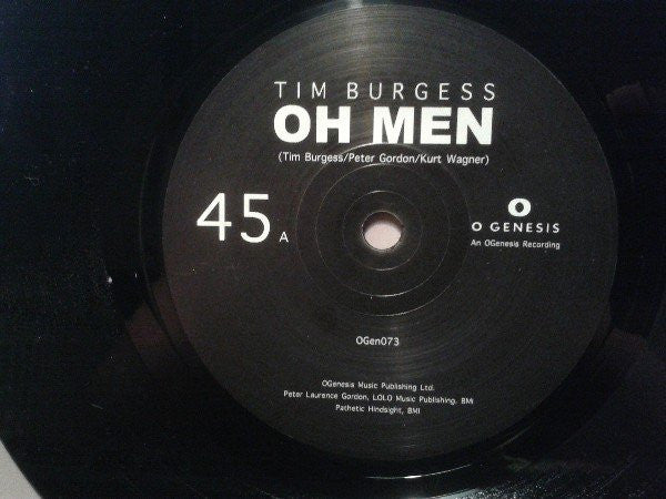 Tim Burgess : Oh Men (7", Single, Ltd)