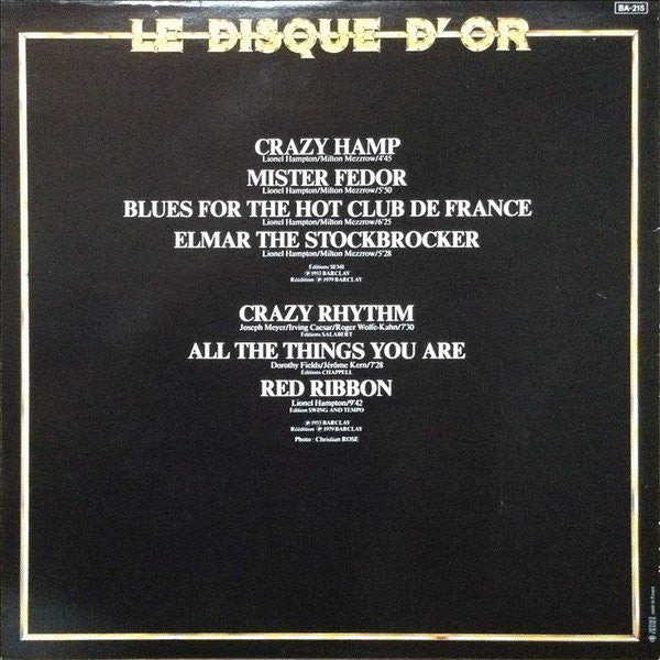 Lionel Hampton : Le Disque D'Or (LP, Comp)