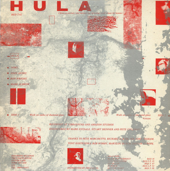 Hula (2) : Walk On Stalks Of Shattered Glass (12")