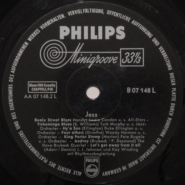 Various : Jazz (LP, Comp, Mono + Box)