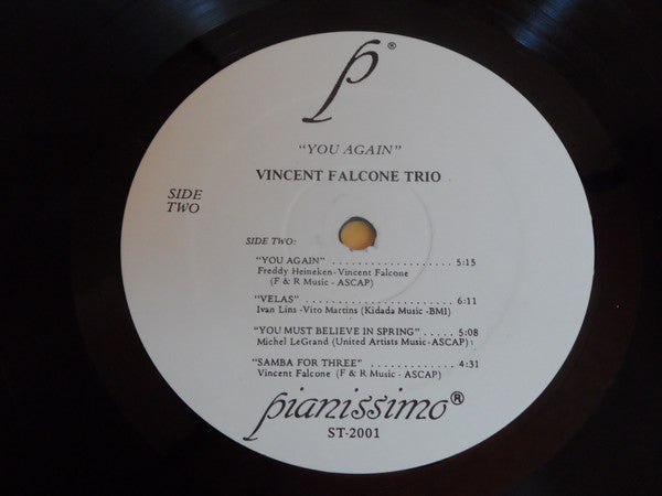 Vincent Falcone Trio : You Again (LP, Album)