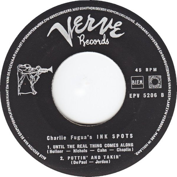 Charlie Fuqua 's The Ink Spots : The Ink Spots In Hi-Fi (7", EP)
